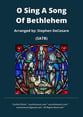 O Sing A Song Of Bethlehem SATB choral sheet music cover